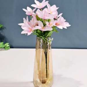 1 Pc Artificial Rain Lily Flower for Gifting, Home Decor, Office